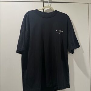 All Saints Classic Black Tee